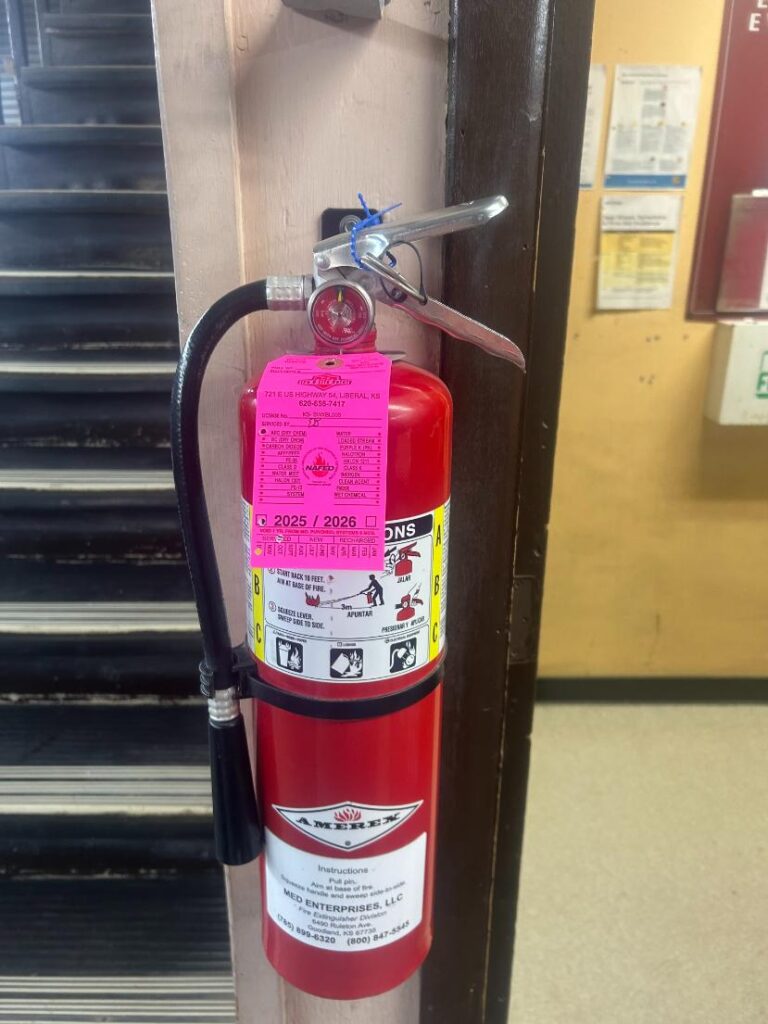 Liberal Kansas Fire Extinguisher Test